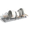 Kitchen utensil artifact pot storage rack Foldable kitchen utensil storage rack Kitchen pot lid storage rack