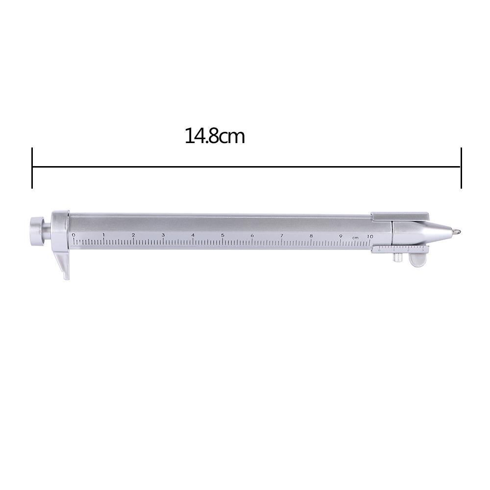 with Blue Refill Caliper Cursor Ballpoint Ballpen Office Supplies Scale Ruler Pen School Gifts
