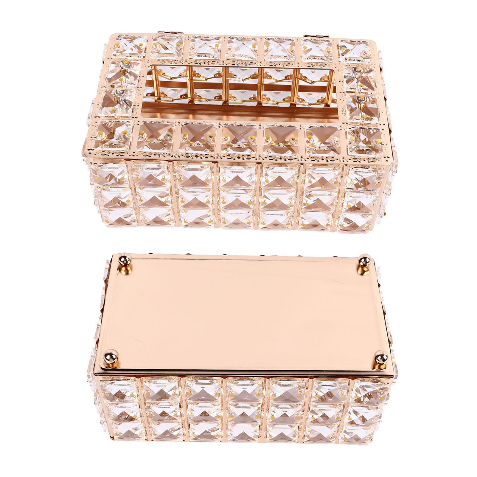 

Tissue Dispenser Elegant Napkin Holder Decorative Facial Tissue Holder for Bathroom Living Room