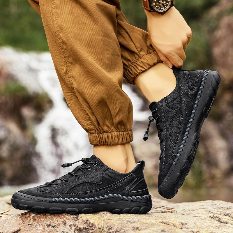 Handmade Mens Slip on Driving Shoes New Stylish Mens All-match Sneakers Classic Men Casual Footwear Outdoor Male Walking Shoes