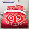 FSV Mainz 05 Μοτίβο Κλινοσκεπάσματα Διακόσμηση Σπιτιού Δώρο Γενεθλίων (1 * παπλωματοθήκη + 2 * μαξιλαροθήκη, χωρίς πυρήνα)