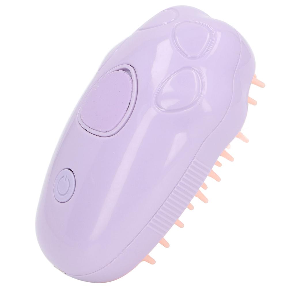 Pet Steam Brush Wet Dry Use Grooming Loose Hair Removal Electric Pet Bath Massage Brush for Cat Dog