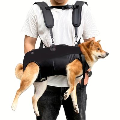 Adjustable Pet Backpack for Dogs Secure & Comfortable Shoulder Straps, Breathable Design, Ideal for Motorcycle Rides & Outdoor Adventures