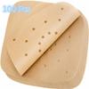 100 Uds papel para freidora de aire revestimientos desechables para vaporera utensilios de cocina para horno papeles para hornear estera antiadherente para cocinar al vapor