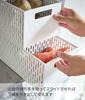 Yamazaki Vegetable Storage X D32 X with Sliding Root Vegetable Vegetable Compartment 5020 Tower, White, Approx. W15.3 H12.2cm, Stackable, Drawers,