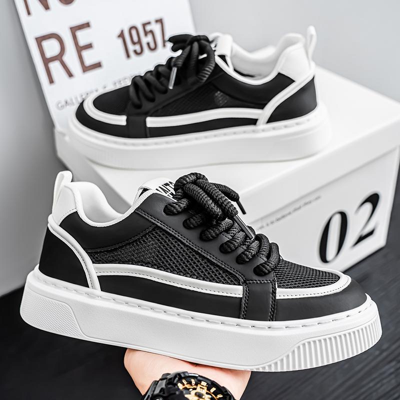 Men 's Casual Four Seasons Fashion Students Comfortable Sneakers Boys Trending Soft Sole Breathable Shoes