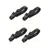 Set of 4 Durable Nylon Adjustable Straps with Metal Buckles for Travel and Camping
