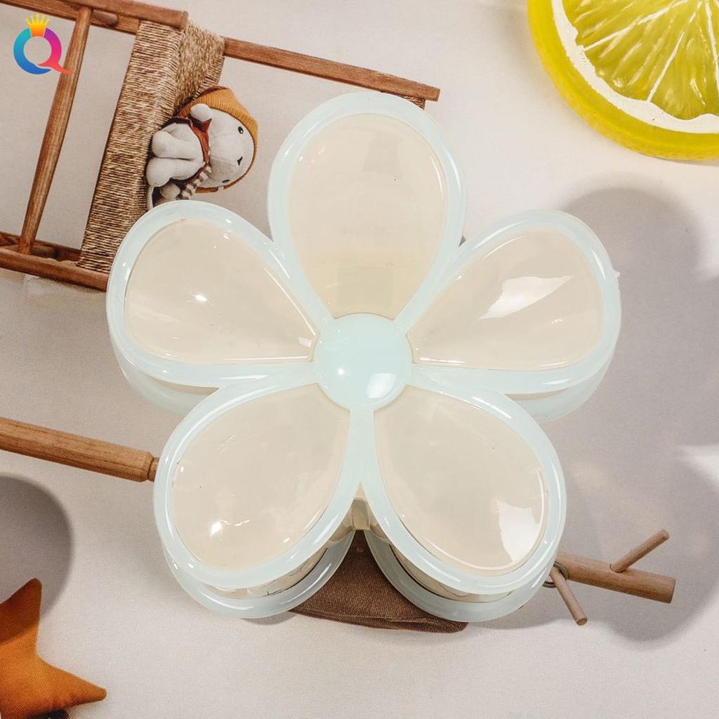 3 Pcs Large Classic Design Hair Claw Clips Flower Acrylic Fashion Headwear Barrette,Sweet Hair Accessories for Women Gift