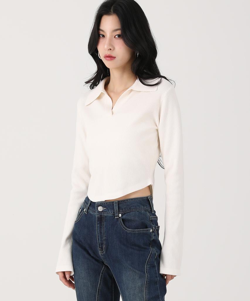 AVANDRESS Ant Waist Collar Knit Black