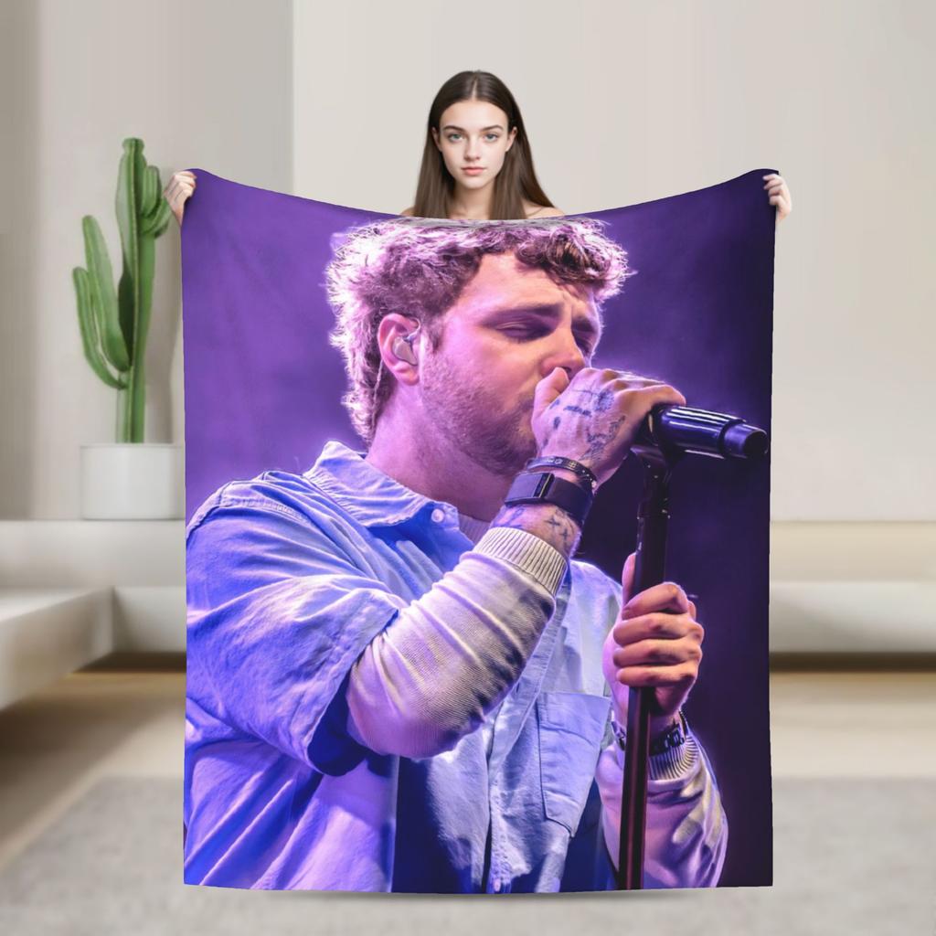 Alex Warren Rapper Blanket  Decorative Flannel Bedding Throws For Home Decor Warm Soft Custom DIY Quality Bedspread