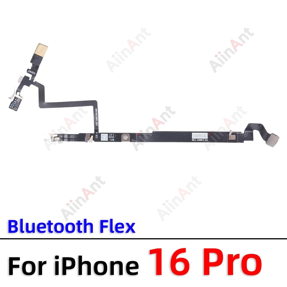 OEM NFC Bluetooth GPS Cellular Antenna WI-FI Signal Pressure Microphone Wifi Flex Cable For iPhone 16 Pro Max Plus 16e Parts