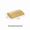 Qianxing 304 Stainless Steel Gold Square Roasting Tray