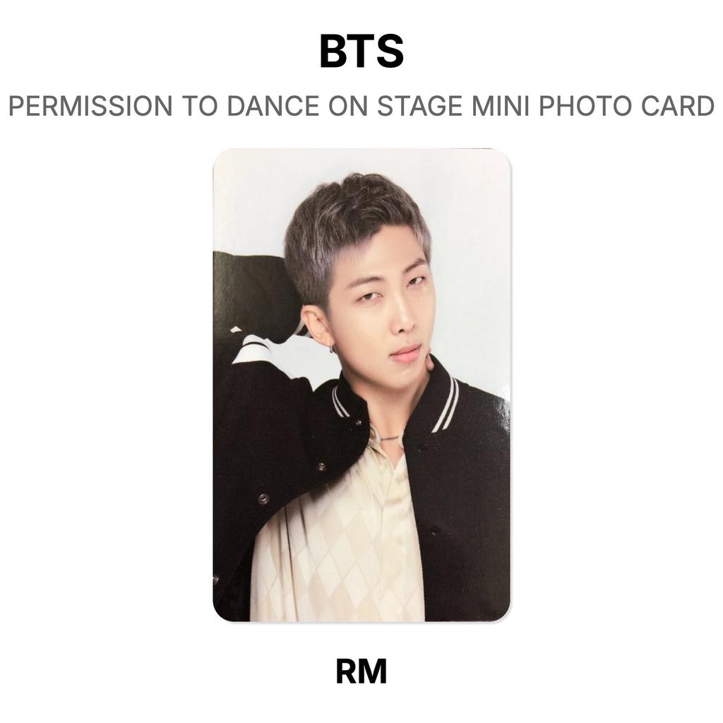 BTS PERMISSÃO PARA DANÇAR NO PALCO MINI CARTÃO FOTOGRÁFICO Fotocarteira Oficial