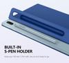 Smart Folio Case For Samsung Galaxy Tab S6,Magnetic Stand Cover With Pencil Holder For Tab S6 10.5-inch Auto Sleep Wake