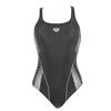 Arena Pro Graphic One-Piece Swimsuit Chlorine Resistant Black