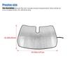 Car Front Windshield Sunshade Window Shade Foldable Sun Visor Cover Fit For Jeep Compass 2017 Up Car Interior Accessories,1 pc