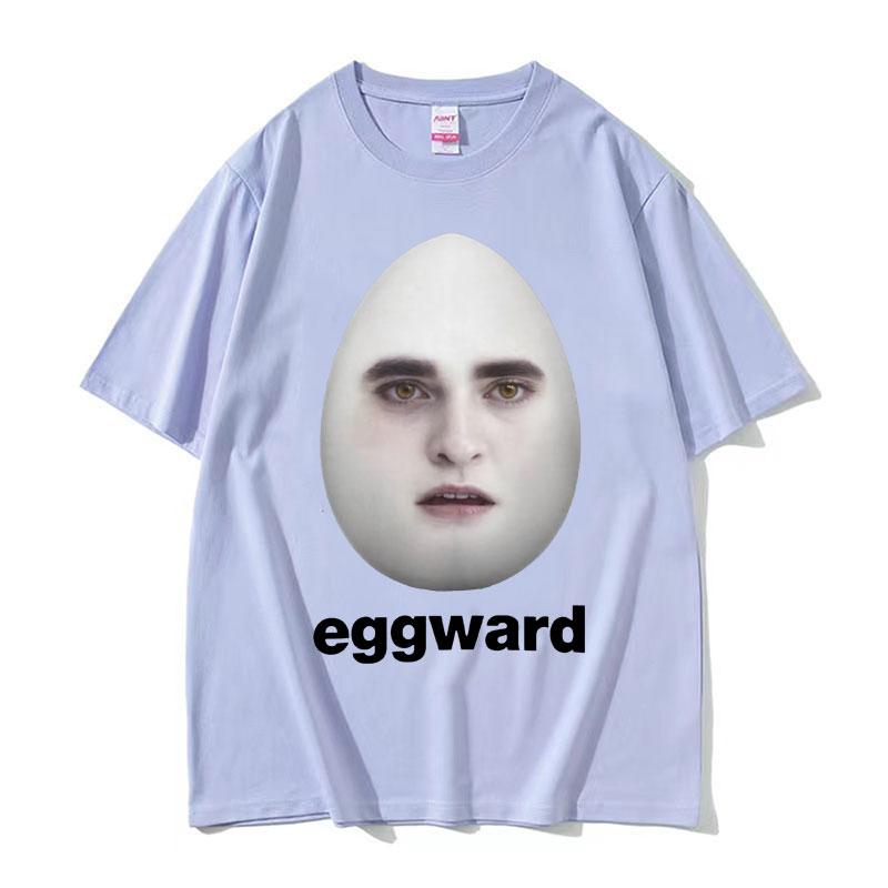 Hot Twilight Eggward Funny Meme T Shirt Edward Cullen Parody Humor Tshirt Unisex Women Casual 100 Cotton Short Sleeve Tshirt Tops