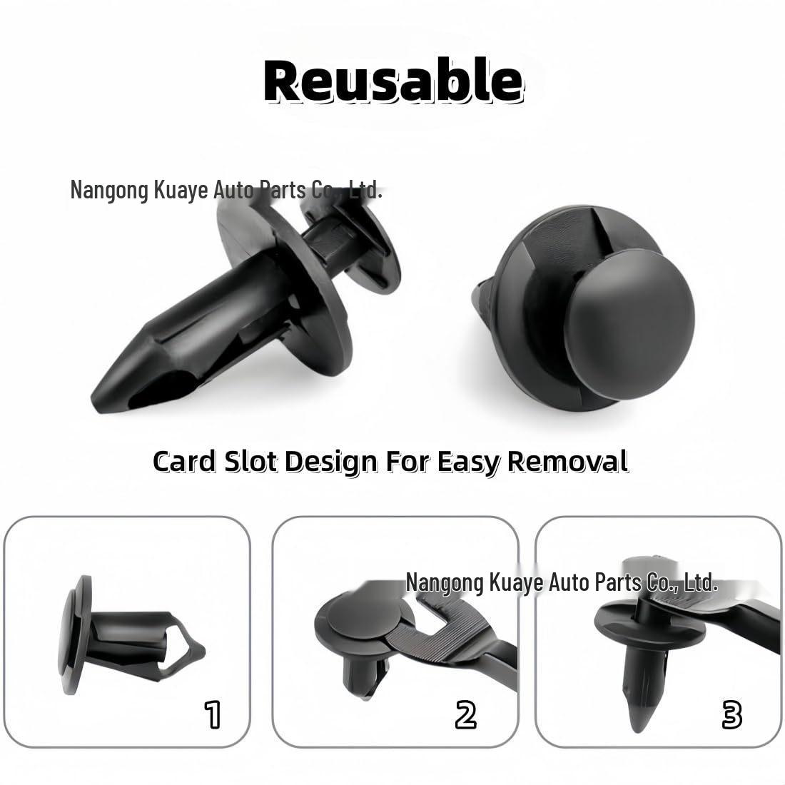 Заклепка Крепеж Бампера Крыла для Ford/Chrysler - Модель N807389S 50 pcs Bag