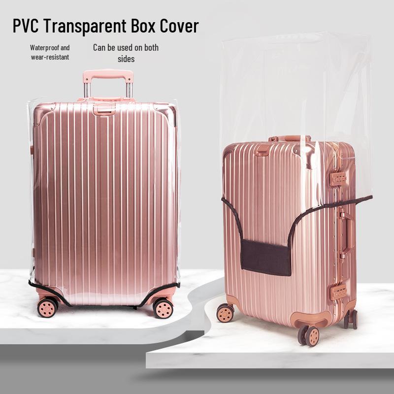

Прозрачный чехол для чемодана из ПВХ 50 ден - Пыленепроницаемая, водонепроницаемая защита для путешествий 30-inch