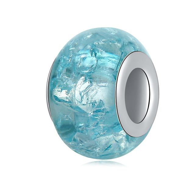 

2023 Новые бусины, стеклянные бусины, освещение, радужные чернила, роспись, браслет, сделай сам, женские украшения