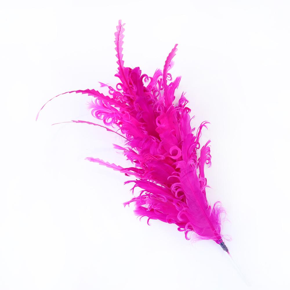 Beautiful 1PCS Roster Goose Turkey Feather Crafts for DIY Feather Headpiece HeadBands for Women 1920's Decoratiev Plumes Flower