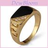 Premium Quality Men's Alloy Hollow Crystal Finger Jewelry In Timeless Vintage Design