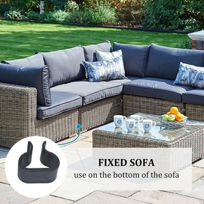 10 Pcs Home Rattan Furniture Clips Wicker Chair Fasteners Patio Sofa Clamps for Connect The Sectional or Module Durable