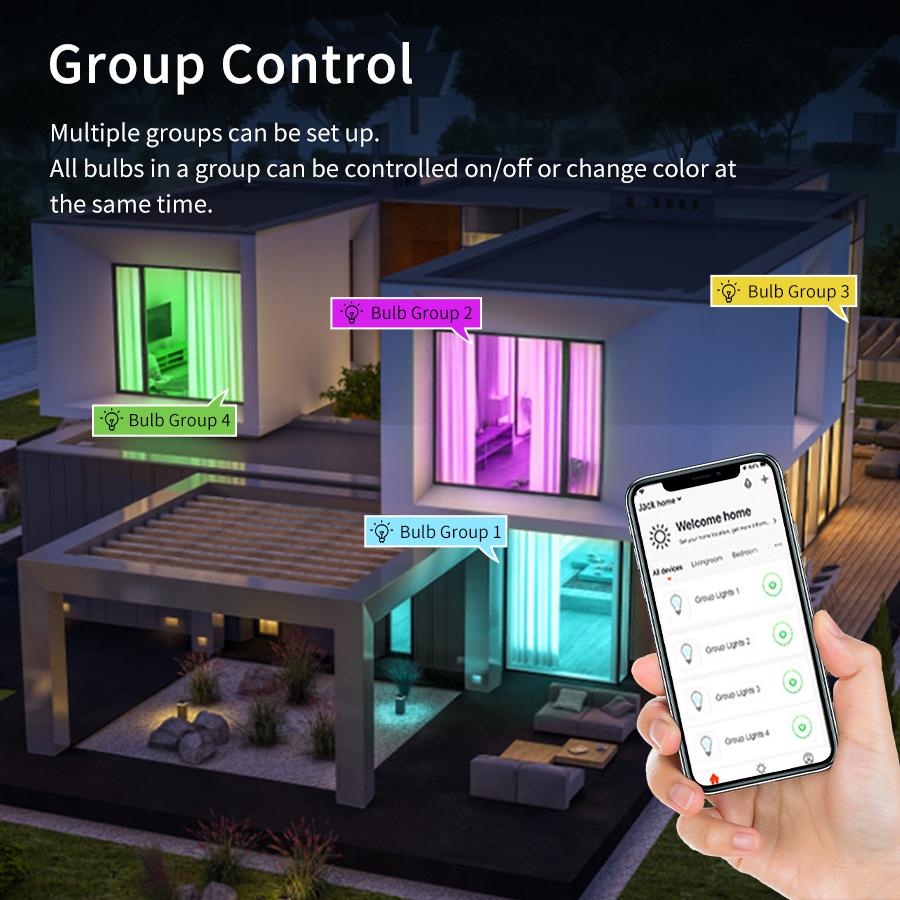 18W 15W 12W WiFi Smart Bulb CozyLife E27 LED Smart Lamp Works with Alexa Google Home Yandex Alice 85-265V RGBCW Dimmable Timer