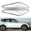 Für BMW X3 X4 F25 F26 Chrom Kotflügel Seitenblinker Blinker Leuchte Links oder Rechts Zierleiste Verkleidung 51117338569 51117338570