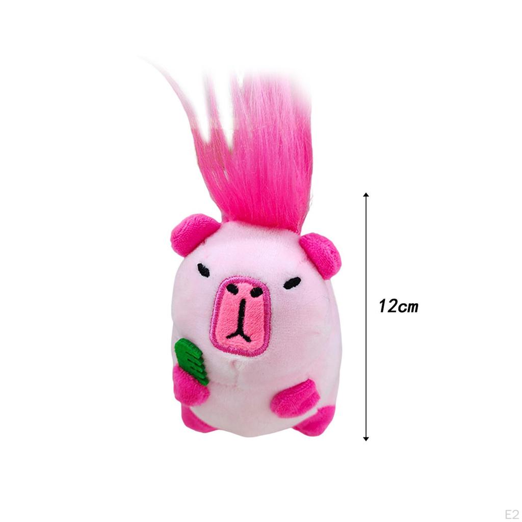 Capybara Keychain Plush Toy Ornament Bag Pendant Cute Stuffed Animals