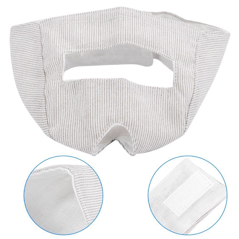 Pet Cat Mouth Cover Cotton Protective Breathable Anti Bite Cover Grooming Accessory(S )