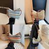 Summer Women Woven Bag With Zipper Closure For Casual Daily Use