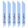 5Pcs Metal Reciprocating Saw Blade  Woodworking Cutter Kit Power Tool 150mm  5.9inS922EF