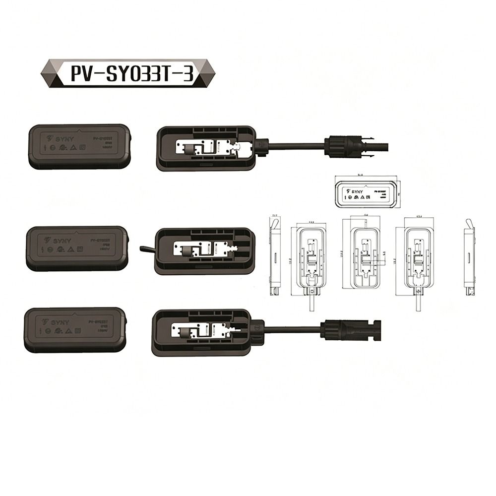 UV Resistant Solar Connector Panel Adaptor 1500V/30A Solar PV Connector Kit  Photovoltaic Systems