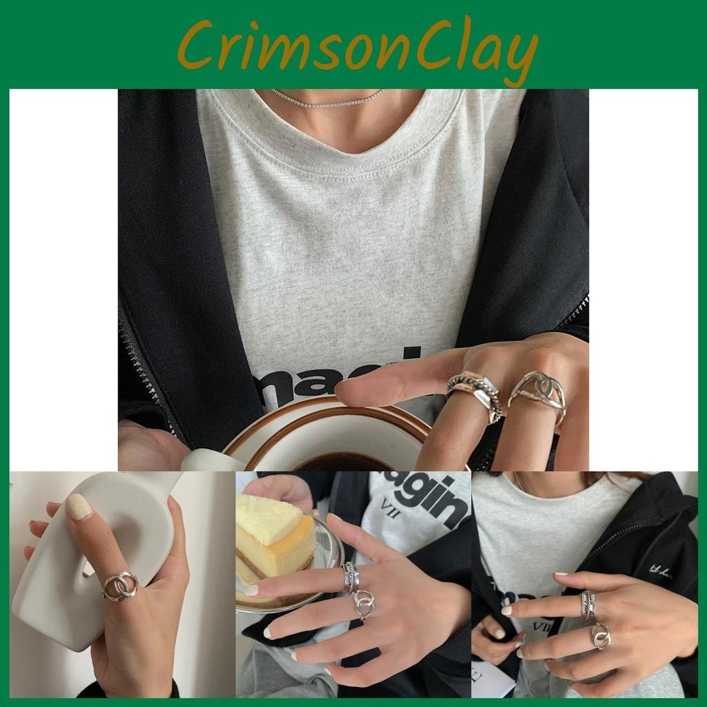 Elegant Hollow Out Design Vintage 925 Sterling Silver Ring For Women Trendy