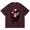 230 Gsm 100% Cotton Jujutsu Kaisen V12 Jujutsu High Print Unisex Heavy Cotton T Shirt