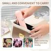 Silicone Makeup Brush Holder Portable Travel Cosmetic Brush Case With Cleaning Mat