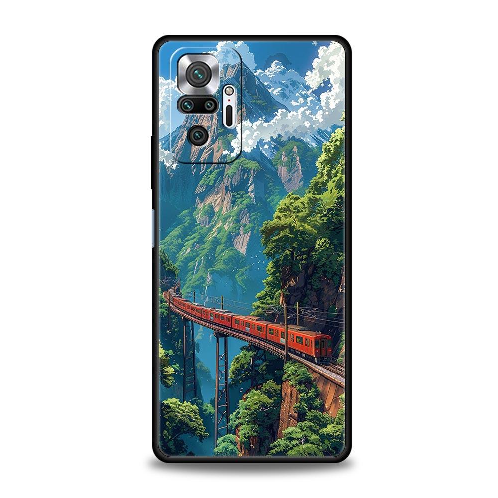 Landscape Japan Series Scenery Phone Case For Xiaomi Redmi Note 14 13 12 Pro Plus 5G 9S 9 10 11 4G 14C 13C 12C 10C 9C 9A Cover
