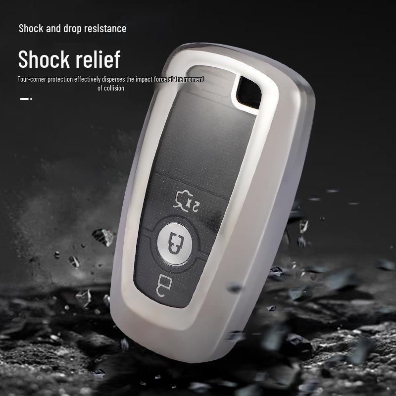 Compatible Key Case for 2021 Ford Mondeo, Explorer, Focus, Edge