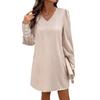 Women's Long-sleeved Single-breasted Dress