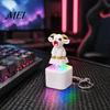 Stress Relieving Gadget 1/2/3Pcs Screaming Goat Keyboard Fidget Toy, Rechargeable Sheep Finger Clicker Animal Push Button Toy with Light Sound,