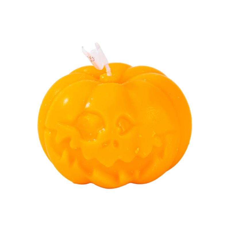 Halloween Pumpkin Candle Horror Grimace Pumpkin Head Shape Creative Aromatherapy Candle High-end Sense