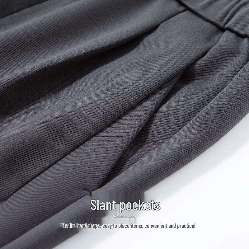 Hodo Men's 18% Tencel Straight-Leg Business Casual Pants