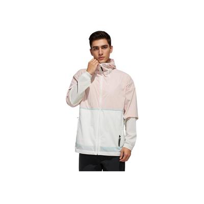 Windbreaker Terrex Outdoor Series Hooded Fashion Sports Jacket Men Jacket Track-Grey FT7940