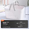 Xitianlong Portable Bath Basket, Shower Caddy, Washbasin Basket, Draining Bathroom Basket, Dormitory Storage Basket, 1 Piece
