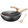 Chu Da Huang 32cm Obsidian Non-stick Wok