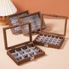 Solid Wood Jewelry Box Dustproof Jewelry Display Box Vintage Ring Necklace Storage Box  Bracelets