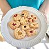 Jam Sandwich Cookie Mold 3d Christmas Envelope Love Shape Pressable Cutter Biscuit Fondant Cookie Stamp New Year Cake Decor