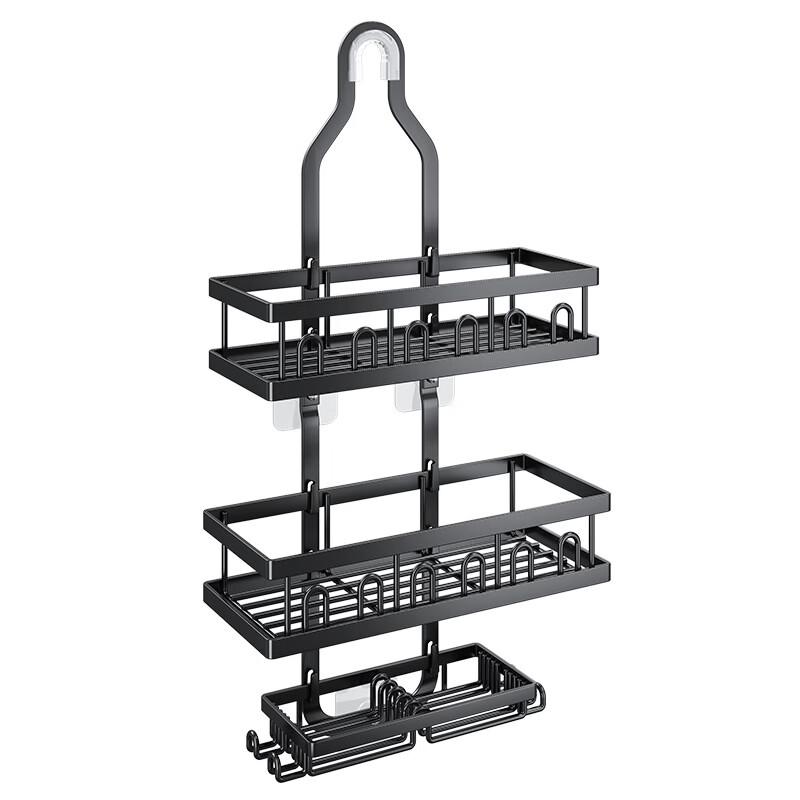 CMAOS Carbon Steel Shower Caddy Wall Shelf