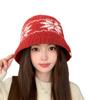 Jacquard Knitted Bucket Hats Autumn Winter Basin Cap Fashion Fisherman Cap  Outdoor